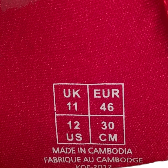 NEW Puma Cool Cat V Red Sport Slides Size 12 - Picture 6 of 6